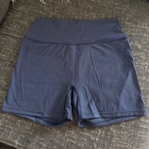 Navy Blue Athletic Shorts